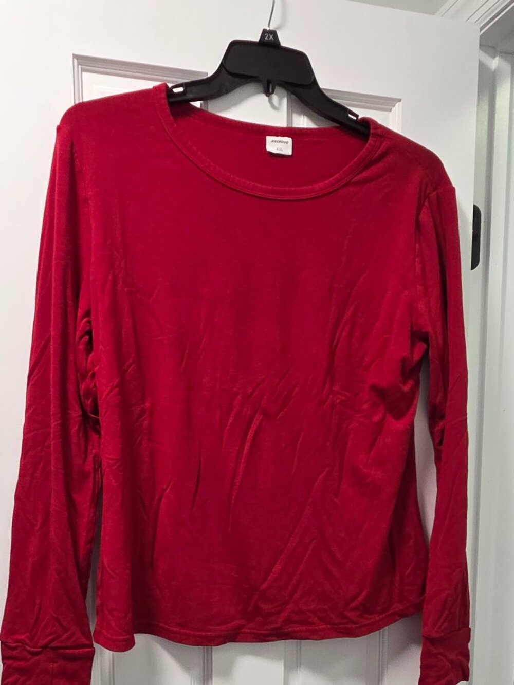 XXL Red Fleece lined top